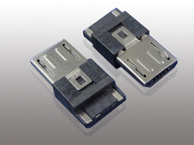 MICRO  USB  5P超薄  前五后二