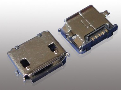 MICRO  USB  两内脚插板  7.15MM