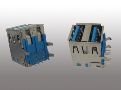 USB3.0  有卷边弯脚